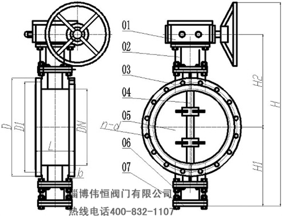 煤氣蝶閥結(jié)構(gòu)